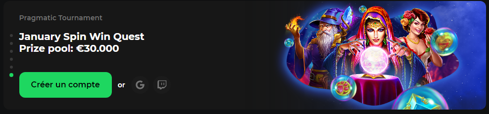 January Spin Win Quest sur Betify Casino, promotion machines à sous