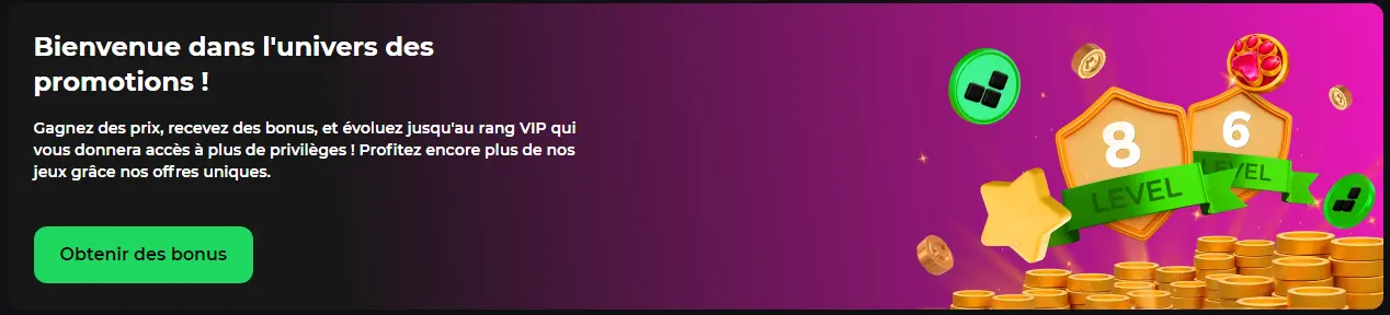 Offre de bonus de bienvenue Betify Casino